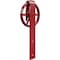 Ekena Millwork Premium Wagon Wheel Roller Hanger w/ Bolts for Barn Door for 1 3/4" Doors, Regal Red GB60014RWRR - alternate 2